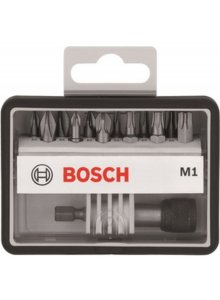 Bosch Sets - Robust Line bit set M, Extra Hard version 25 mm, 12+1 pc -  2607002564