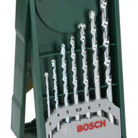Bosch Sets - 7pc Mini-X-Line Masonry drill set ? 3/4/5/5.5/6/7/8 mm. -  2607019581