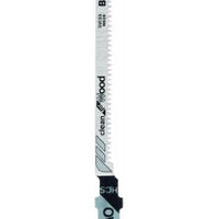 Bosch T101AO Jigsaw Blade - Clean Wood Cuts HCS - Wood Cutting Tool - Close Up