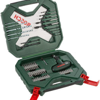 Bosch Sets - 54pc X-Line Drill/Driver Set + Pocket S/Driver -  2607010610