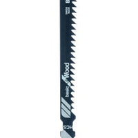Bosch T111C Jigsaw Blade: Wood Cutting, HCS Steel. Basic Wood Blade for Jigsaws.