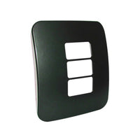 Major Tech Three Single Mod Cover Plate GM/WT Trim (100mmx50mm) Horizontal V6214GM