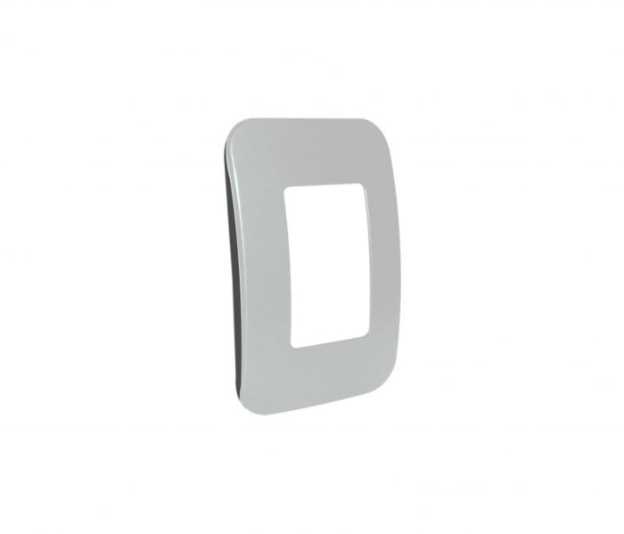 Major Tech Shaver Socket Cover Plate SV/BK Trim (100mmx50mm) VB6108SV