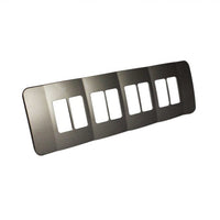 Major Tech Eight Single Mod Omni Cluster Cover Plate BZ/BK Trim VB701BZ