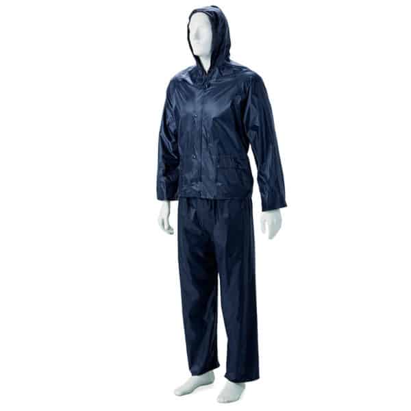 DROMEX RAIN SUIT RUBBERIZED N/BLUE [3XL]  PRSRUB/3XLB