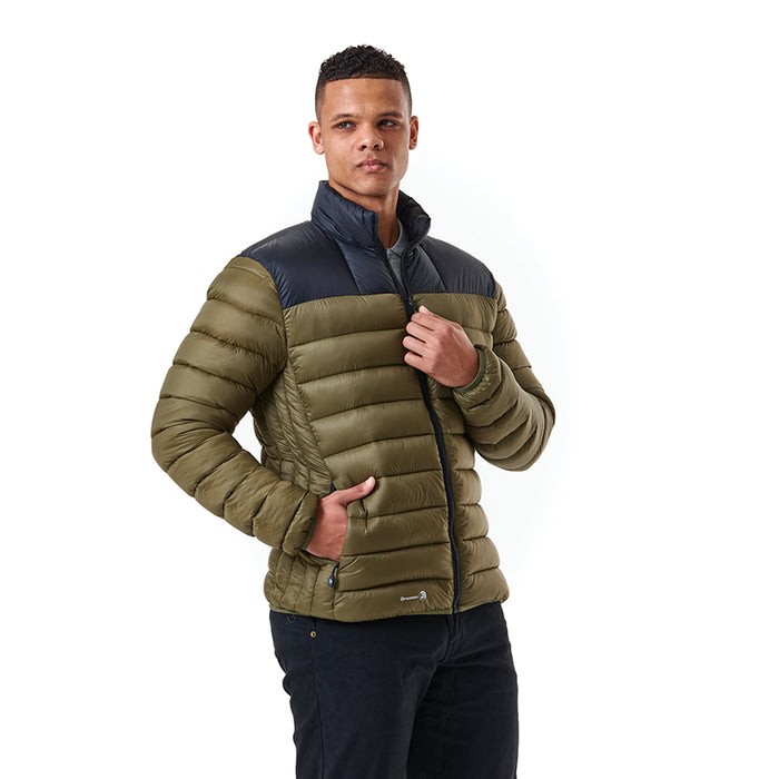 DROMEX JACKET PUFFER 2 TONE OLIVE [XS]  DB-2TPJ-OL-XS