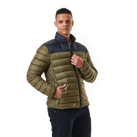 DROMEX JACKET PUFFER 2 TONE OLIVE [4XL]  DB-2TPJ-OL-4XL