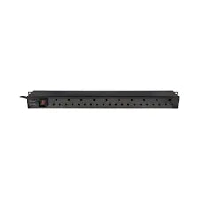 10-PORT METAL RACK MNT C13; C14-PWR-MP-10P-C13C14-ME