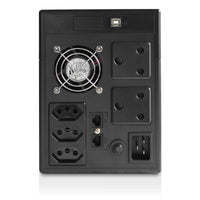 RCT 2400VAS LINE-INTERACTIVE UPS 1440W 1 x USB Comm PORT; 2x SA WALL; 3 x New SA SOCKET BATTERY 6 MONTH WARRANTY ONLY! Portable Power