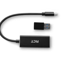 RCT USB 3.0 type Gigabit ethernet adapter with C & A converter. RCT Peripherals