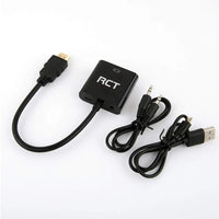 RCT HDMI to VGA (M to F) adapter with audio RCT Peripherals