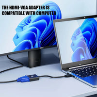 RCT HDMI to VGA (M to F) adapter with audio RCT Peripherals