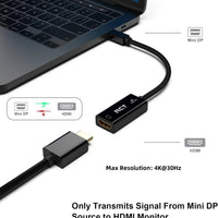 RCT mini display port to HDMI 4K (M to F) adapter RCT Peripherals
