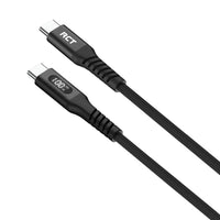 RCT USBC-USBC 2M Sync & Charge Cable DC20V/5A (Black with LED Display)