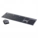 RCT Wireless Keyboard and Mouse Combo | 104-key Slimline Scissor Switch Keyboard | Wireless Optical Mouse; 1200DPI RCT Peripherals