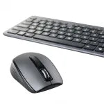 RCT Wireless Keyboard and Mouse Combo | 104-key Slimline Scissor Switch Keyboard | Wireless Optical Mouse; 1200DPI RCT Peripherals