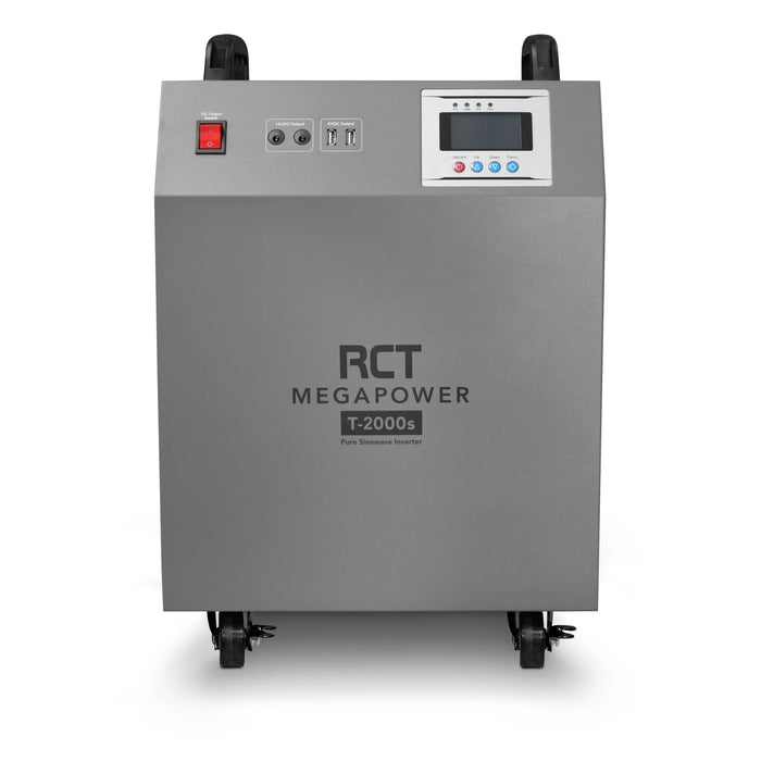 RCT 2KVA/2000W LINE INTERACTIVE UPS INVERTER TROLLEY WITH 2 X 100AH BATTERIES  (Warranty Electronics- 1 year; Battery 6 Month) Portable Power