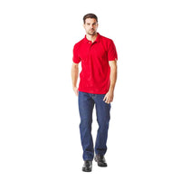 DROMEX SHIRT GOLF POLY/COTTON RED [L]  DW-GOLF-RD-L
