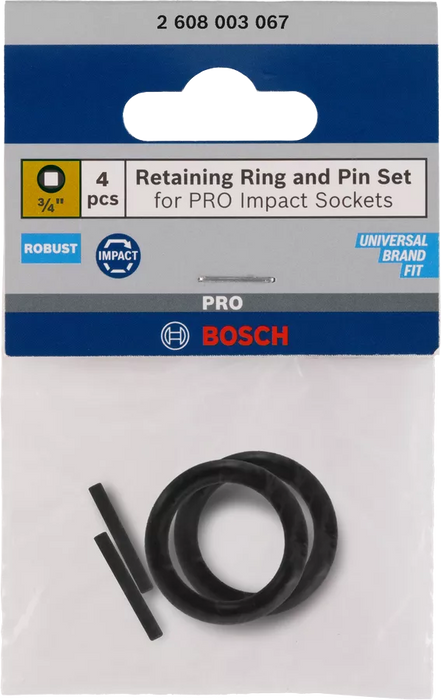 Retaining Ring & Pin For PRO 3/4