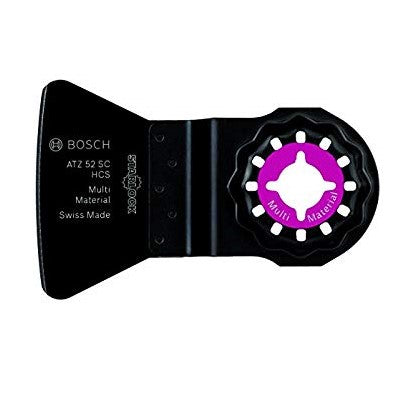 Bosch Starlock ATZ 52 SC Multi-Material Oscillating Scraper Blade - Rigid HCS for Multi-Tools