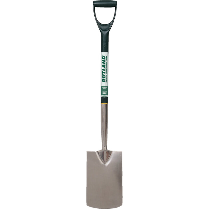 Rutland STAINLESS STEEL BORDER SPADE