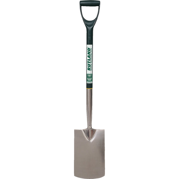 Rutland STAINLESS STEEL BORDER SPADE
