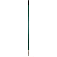 Rutland ST/ST GARDEN RAKE 12 TINES STEELSHAFT PVC GRIP