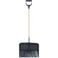 Rutland 465x370x1200mm SNOW SHOVEL WOODENHANDLE
