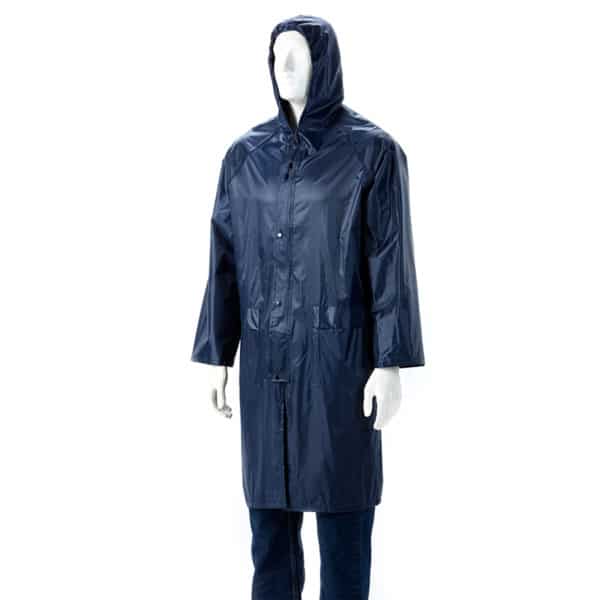 DROMEX RAIN COAT RUBBER N/BLUE [3XL]  RUBCOAT/SB-3XL
