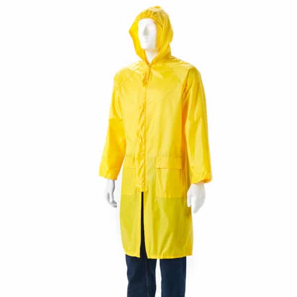 DROMEX RAIN COAT RUBBER YEL [L]  RUBCOAT/SY-L