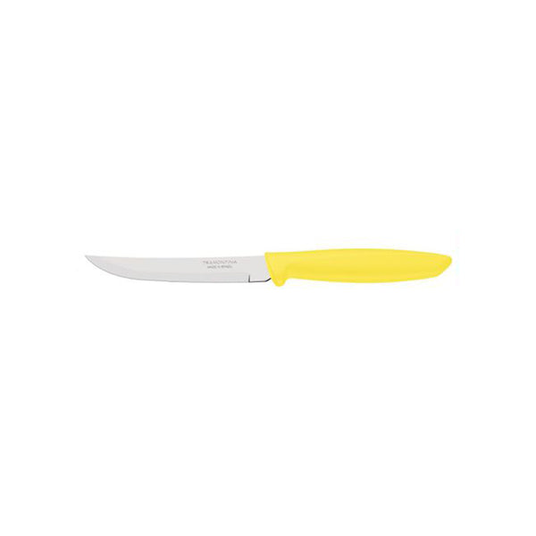 Tramontina Utility Knife - 5 inch, Yellow Handle, Smooth Blade - Kitchen Knife for Everyday Use