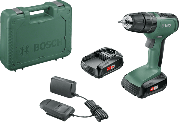 Bosch Cordless Impact Drill 18 V Green / Black 10 mm Shaft (Model: UniversalImpact 18 -  06039C8100