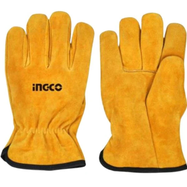 INGCO PPE GLOVES LEATHER SIZE 10'' HGVC02