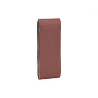 Bosch Sanding Belts 75x533mm Grit 40 (3 Pack) - Red Quality Abrasive Belts for Belt Sanders