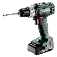 Metabo SB 18 L Cordless Hammer Drill Kit: 18V Drill, Batteries, Charger & Case. Power Tool Set for DIY & Professional Use