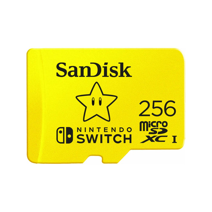SANDISK 256GB MICROSDXC UHS-I FOR NINTENDO SWITCH CARD,SDSQXAO-256G-GN3ZN