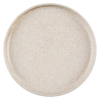 EMERGE - SPECKLED WHITE - WALLED PLATE - 26CM H2CM(6) - CC-SEBW-26EP.1