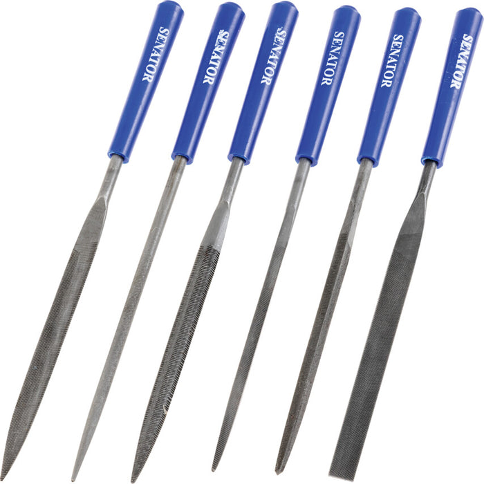 Senator 16cm CUT 2 ASSORTED NEEDLE FILESET (6)