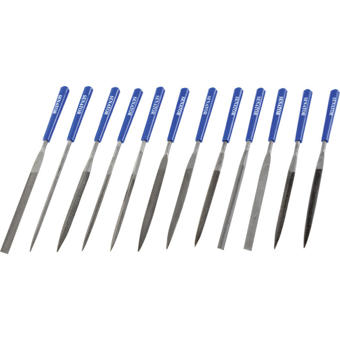 Senator 16cm CUT 2 ASSORTED NEEDLE FILESET (12)