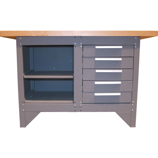 Senator 5-DRAWER CABINET & SHELVEDWORKBENCH