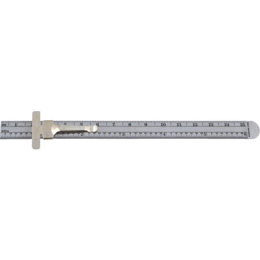 SENATOR 150mm Steel Ruler | chavda.com