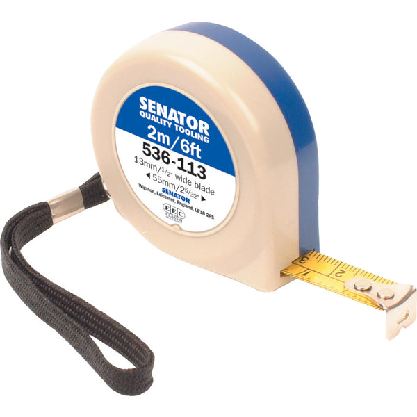 Senator 2M/6' PUSH-PULL STEEL TAPE RULE