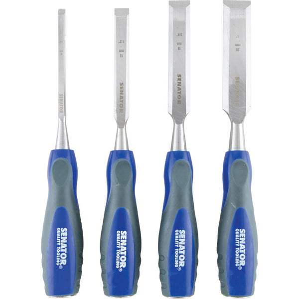Senator 6-25mm BEVEL EDGE WOOD CHISEL SET4-PCE