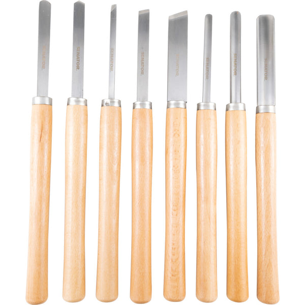 Senator 8-PCE WOOD TURNING TOOL SET