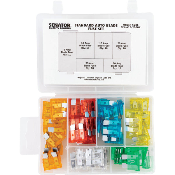 Senator 60 PCE STANDARD AUTO BLADE FUSE SET