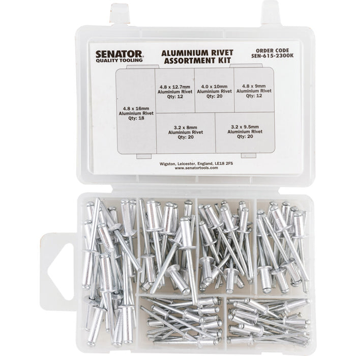 Senator 102 PCE ALUMINIUM RIVET ASSOERTMENT KIT