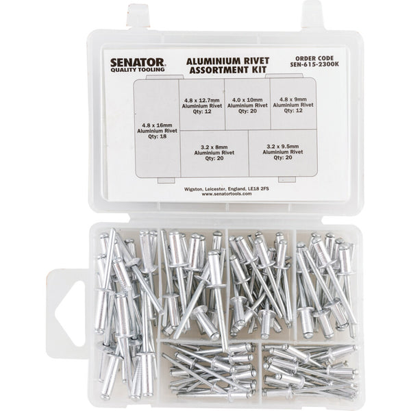 Senator 102 PCE ALUMINIUM RIVET ASSOERTMENT KIT