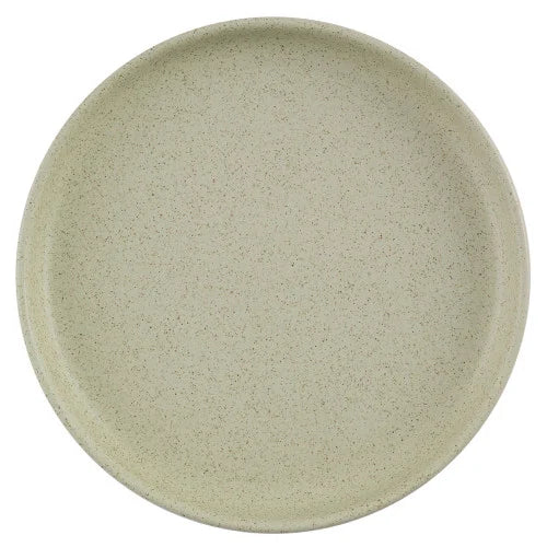 EMERGE - SPECKLED GREEN - WALLED PLATE - 21CM H2CM (6) - CC-SESG-21EP.1