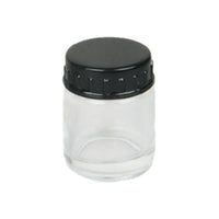 GLASS JAR 22CC FOR AIRBRUSH NO SPOUT