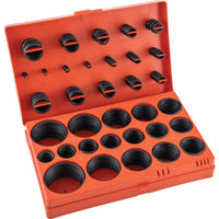 O-Ring Kit Assortment: Rubber Washers Set in Orange Case - Various Sizes & Applications